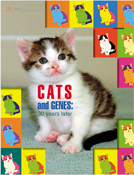 The first article by Pavel Borodin devoted to cat genetics was published in 1979. In 2009, Science First Hand published the third sequel in the Cats and Genes series. It is topped by a photo of CC cat  (“Carbon Copy” or “CopyCat”), the world’s first cloned cat