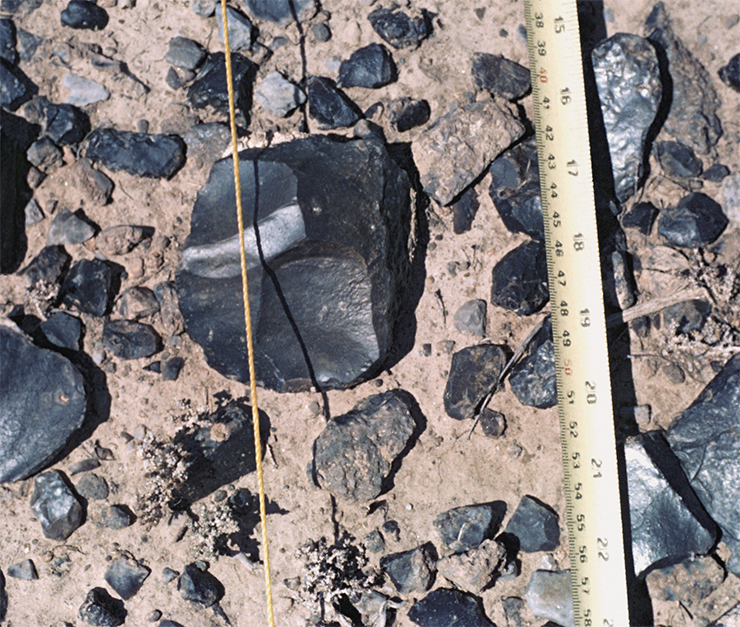 Неиссякаемые выходы кремня на восточном побережье Каспия – источники сырья для каменных орудий – издавна привлекали первобытного человека