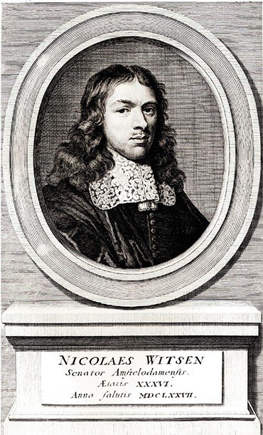 Портрет Николааса Витсена (1641—1717) в третьем издании его книги «Северная и Восточная Тартария»