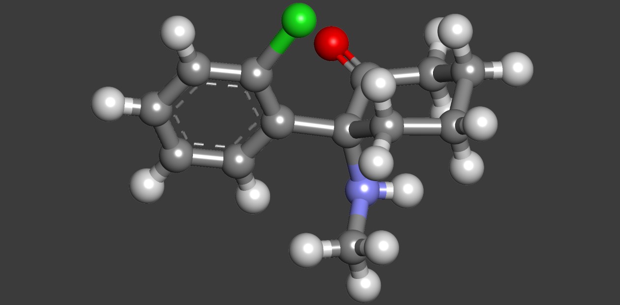 Молекулярная структура кетамина