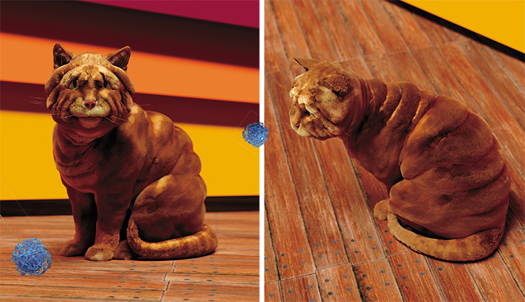 What about the Shar-Pei cat? We know that Shar-Pei dogs have a mutation that causes excess production of a polysaccharide called hyaluronan. This mutation consists in a duplication (or series of duplications) upstream of the HAS2 gene, which encodes an enzyme called hyaluronan-synthetase (Olsson et al., 2011). We find the HAS2 gene in the cat genome, prepare the necessary gene engineering structure and inject it into fertilized eggs, which we implant in a surrogate mother. The designer must keep in mind that shar-pei-ness will be a bad match with long hair, but Rex and Sphynx cats will look really nice with wrinkles. Photo and editing: G. Borodin