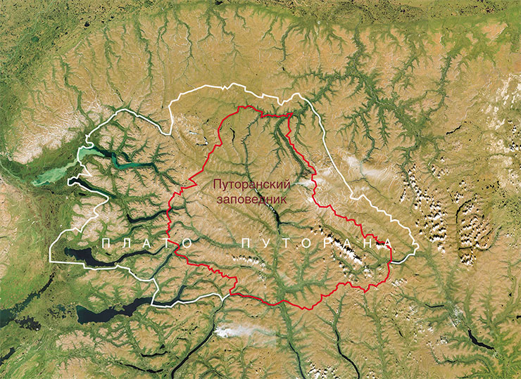 Государственный природный заповедник «Путоранский» с охранной зоной. В 2010 г. территория в границах заповедника была признана объектом Всемирного природного наследия ЮНЕСКО