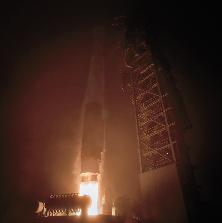 Запуск марсианской космической станции InSight на ракете-носителе «Атлас V». 5 мая 2018 г. Credit: NASA/Bill Ingalls