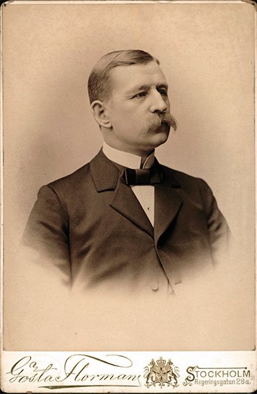 The Swedish explorer Salomon August Andrée (1854–1897). Photo Gösta Florman. © Nordic Museum (Nordiska museet), Stockholm. The photo was provided to Wikimedia Commons by Nordiska museet within the joint project of Wikimedia Sverige