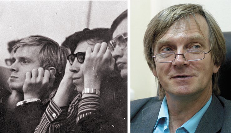 Alexander Bondar in 1977 and 2014