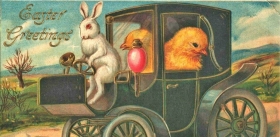 Зайцы и куры на пасхальных открытках – отголосок того, что 25 веков назад в Британии их не ели