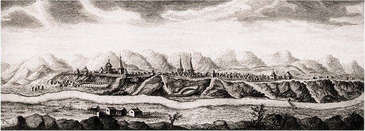 Красноярск в середине 18-го века