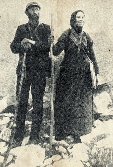 S.P. Peretolchin and his wife Varvara Ivanovna
