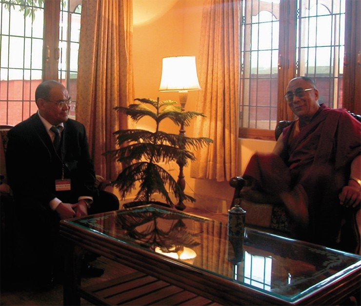 Аудиенция у Далай-ламы XIV – духовного лидера буддистов, лауреата Нобелевской премии мира – в Дхарамсале (Индия)