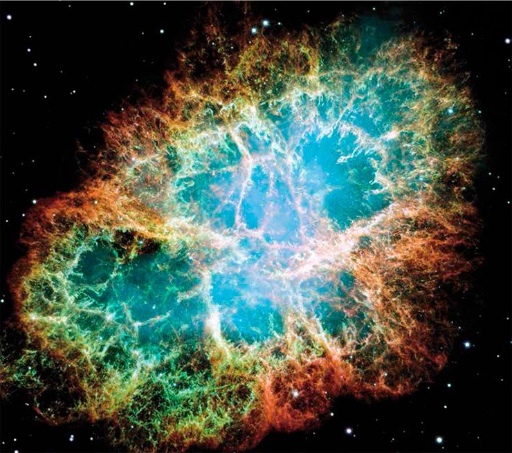The Crab Nebula. Image Credit: NASA, ESA, J. Hester, A. Loll (ASU)