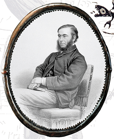 Портрет английского врача У. Бадда. Литография А. Б. Блэка, 1862 г. © CC-BY-4.0