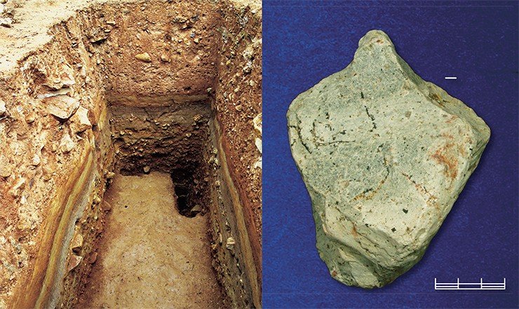 На древней стоянке Карама в Горном Алтае в многослойных плейстоценовых отложениях найдены примитивные орудия из гальки. Фото А. Постного и С. Зелинского