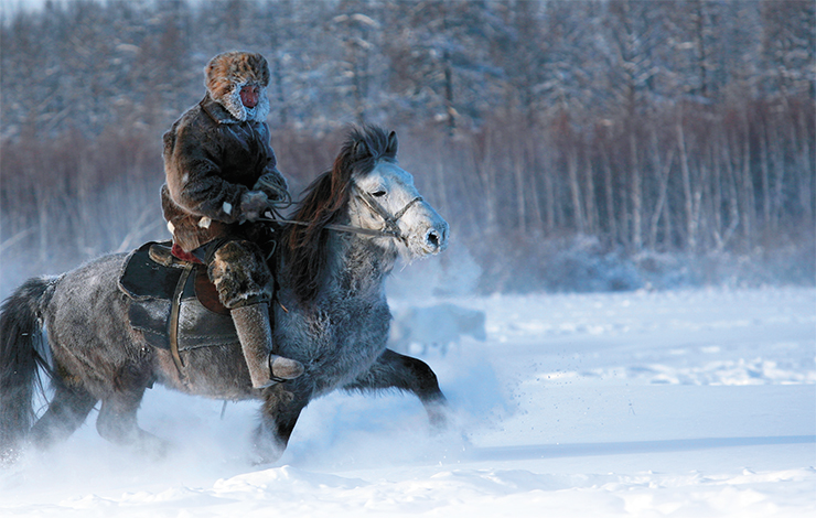 Якутский всадник. Фото Е. Макарова