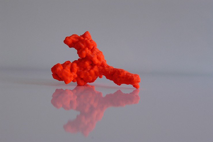 3D-модель гликопротеина GP вируса лихорадки Эбола