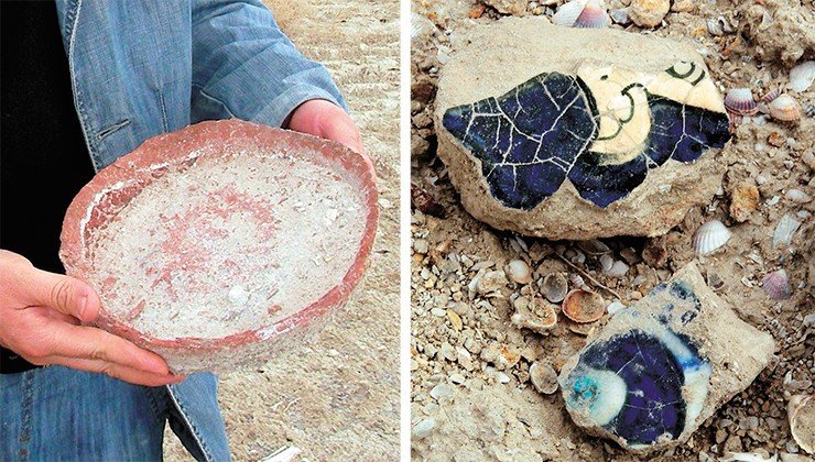 Остатки керамики, развалины мавзолеев, богато украшенных майоликой, – свидетельство того, что 600 лет назад на дне Аральского моря жили люди