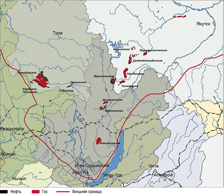 Лено-Тунгусская нефтегазовая провинция, перспективная для поиска месторождений нефти и газа