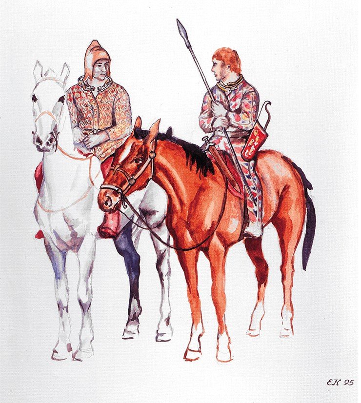 Воины-кочевники сакского времени. Реконструкция автора