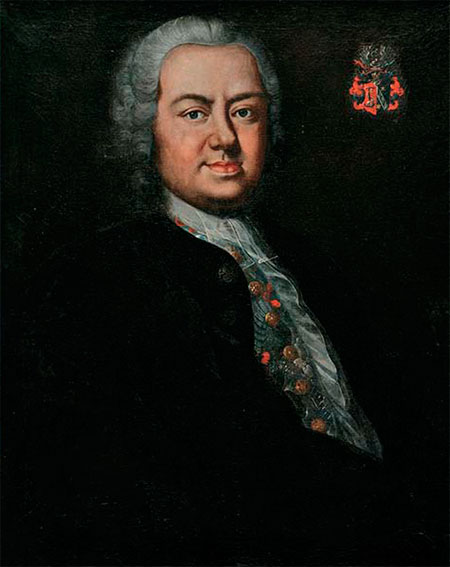 Иоганн Георг Гмелин. 1750 г. Автор неизвестен