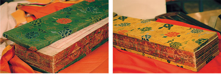Тибетоязычные издания Ганджура – предшественника монгольского буддийского канона – были предприняты в тибетском монастыре Нартан: первое в 1312–1320 гг., второе – в 1605 г. В 1410 году вышло первое пекинское издание Ганджура. Совершались и другие, неоднократные попытки издать его в Пекине. Однако наиболее распространенным стало торжественное издание императора Канси (1717 г.)
