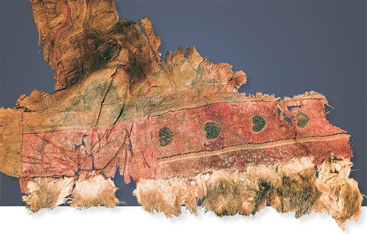 Фрагмент верхней одежды из шерстяной ткани. 20-й ноин-улинский курган
