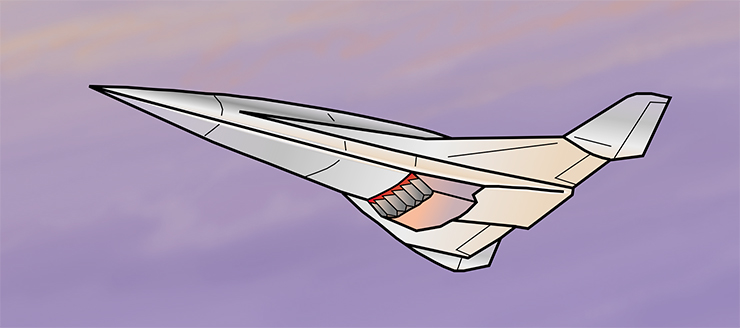 Экспериментальный воздушно-космический самолет Х-30  разрабатывался по программе NASP (National AeroSpace Plane – широкомасштабная национальная программа  США по созданию гиперзвуковых и воздушно-космических самолетов, 1984–1994 гг.).  Стартовая масса аппарата 90–135 т, длина 30–40 м 