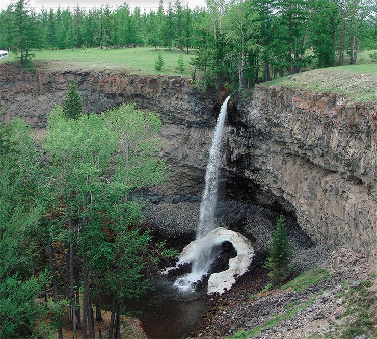 Having read in the Severnaya Pchela about a miraculous waterfall over 100 sazhens in height near the Oka Guard, Kropotkin went to the Volcano Valley. He found out that “those waterfallets were the Niagaras he (TN: the Severnaya Pchela reporter) described, with the exception that the unknown reporter erroneously indicated the height of 100 sazhens instead of 10 sazhens.” (Kropotkin, 1867, p. 62)