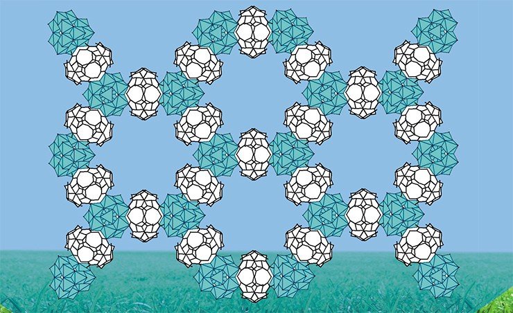 Супрамолекулярные комплексы получают в виде красивых кристаллов из смеси концентрированных растворов исходных соединений. Развитая система водородных связей прочно удерживает строительные блоки вместе. Основным мотивом в кристалле является структура, напоминающая пчелиные соты и состоящая из шести аквакомплексов ε-Al₁₃ и шести молекул кукурбитурила. Поликатионы расположены по углам «сот», связывая три соседних кольца