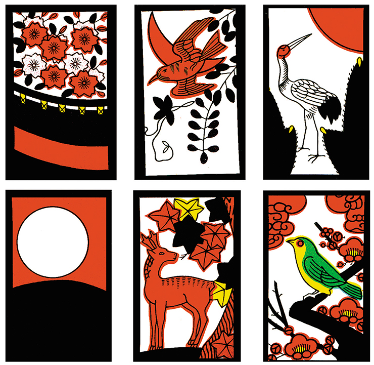 “Flower Cards” hanafuda became an answer against the official ban of card games of the European type in Japan