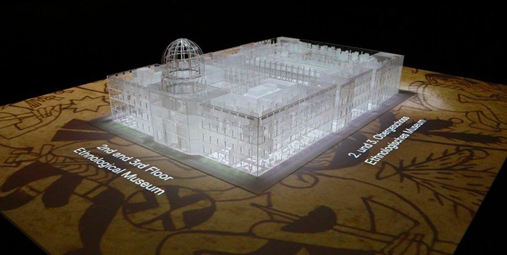 Стеклянная модель здания, где разместится «Форум Гумбольдта». © SPK / Stefan Müchler