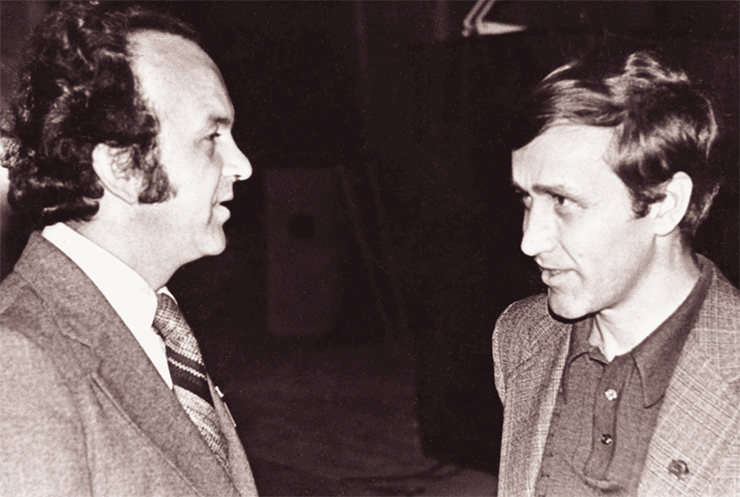 Г. Н. Кулипанов и А. Н. Скринский. 1978 г. Фото из архива ИЯФ