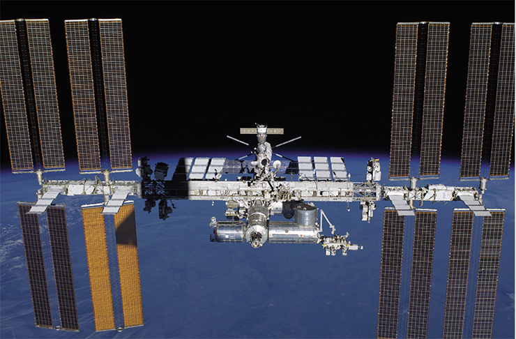 Международная космическая станция (МКС). Credit: NASA