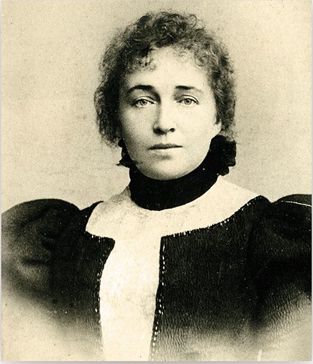 Anna Ivanovna Mendeleeva (ne’e Popova), the second wife of the scientist. She was a promising artist and memoir writer. She had four children from Dmitri Ivanovich, including Lyubov, the future wife of A. Blok. D. I. Mendeleev Museum & Archives, St Petersburg State University