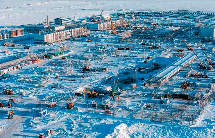 Бованенковское гигантское нефтегазоконденсатное месторождение на п-ве Ямал. © ОАО Газпром, 2015