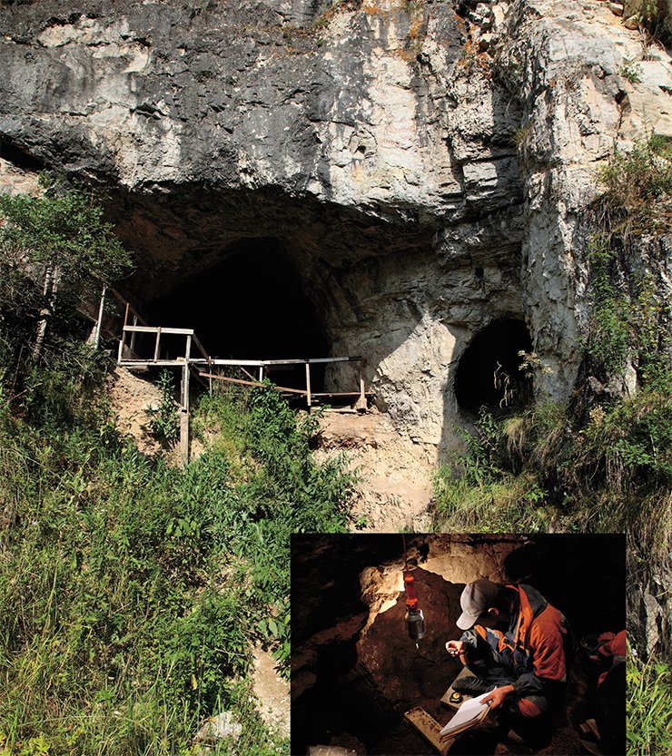 Denisova Cave is the most ancient Paleolithic site in Siberia. The first hominin appeared there 300,000 years ago 