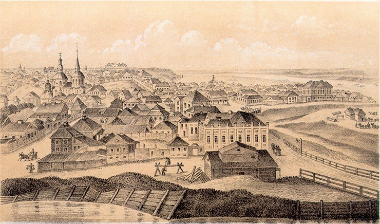 Во второй половине XIX в. Томск представлял собой богатую столицу влиятельной губернии