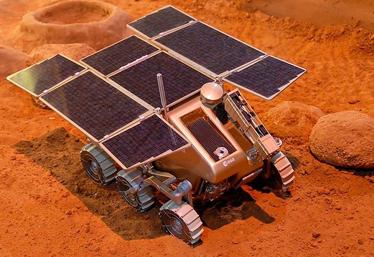 Через несколько месяцев к Марсу полетит марсоход по проекту ExoMars (ESA/Роскосмос) с целью биохимического исследования подповерхностьного грунта