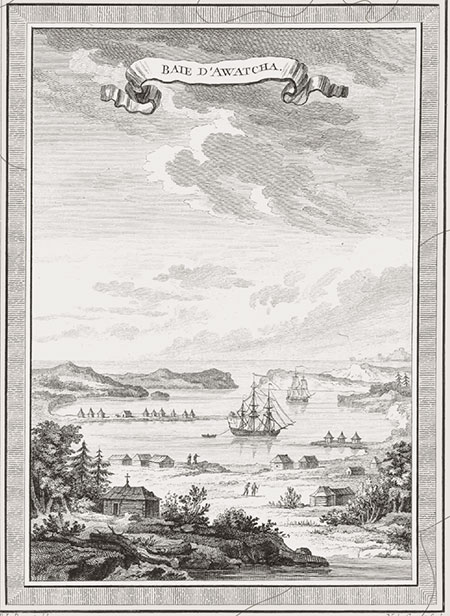 Avacha Bay. Engraving by J.-N. Bellin from Histoire générale des voyages... by A.-F. Prévost (1746). Public Domain Avacha Bay. Engraving by J.-N. Bellin from Histoire générale des voyages... by A.-F. Prévost (1746). Public Domain